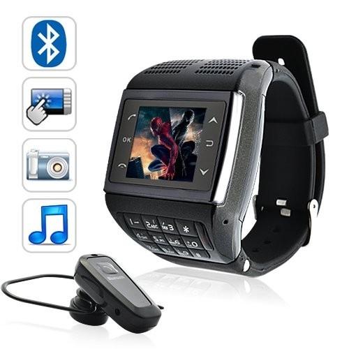 High-Tech Place Panther 3 - Montre téléphone portable écran tactile + clavier