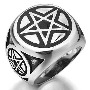 bague pentacle 