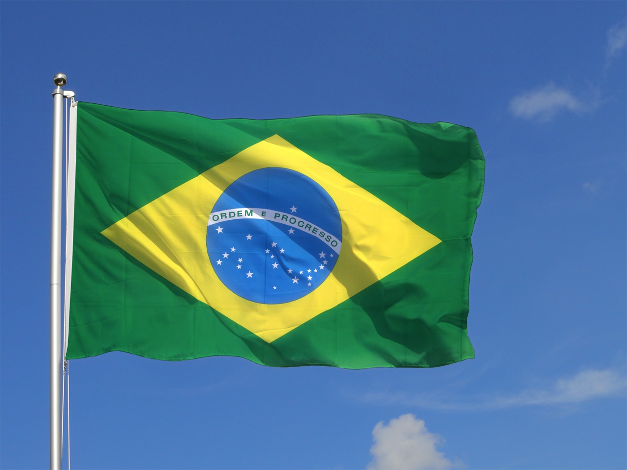 Photo 2 — drapeau brésilien neuf 150x90 cm