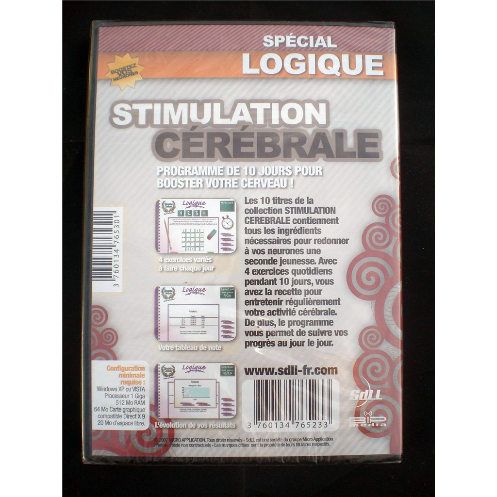 dvd stimulation cérébrale logique