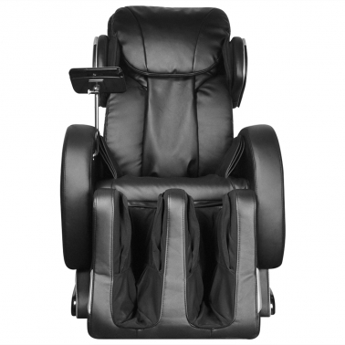 Photo 2 — fauteuil massant inclinable en cuir noir
