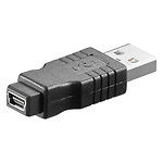 Adaptateur USB 2.0 mâle / mini femelle