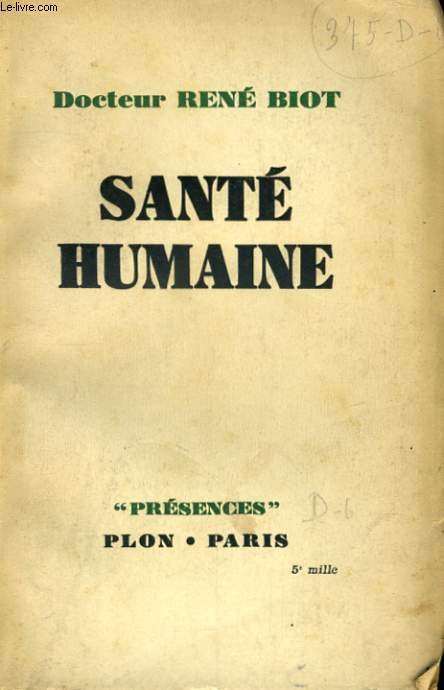 livre la santé humaine