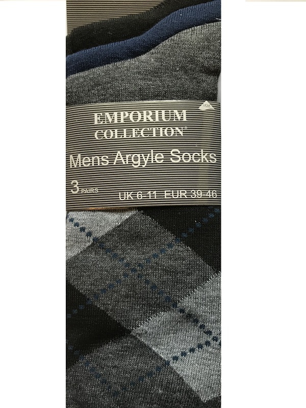 3 paires de chaussettes