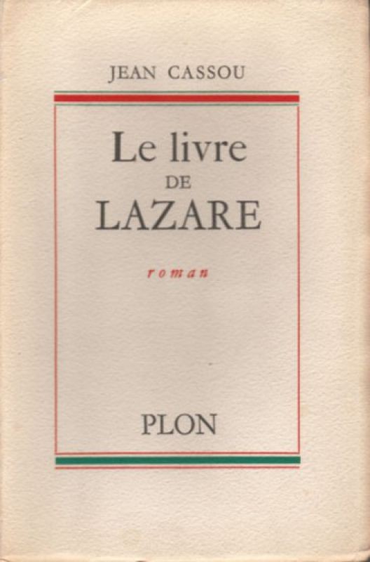 livre le livre de lazare