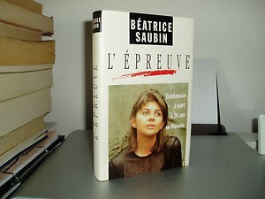 livre l'épreuve de béatrice saubin