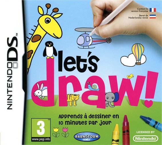 jeu let's draw nintendo ds