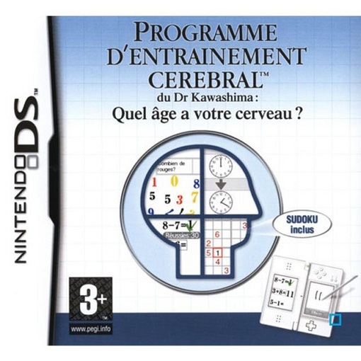 jeu dr kawashima's quel age à votre cerveau ? nintendo ds