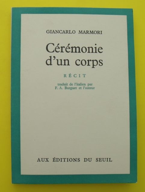 livre cérémonie d'un corps