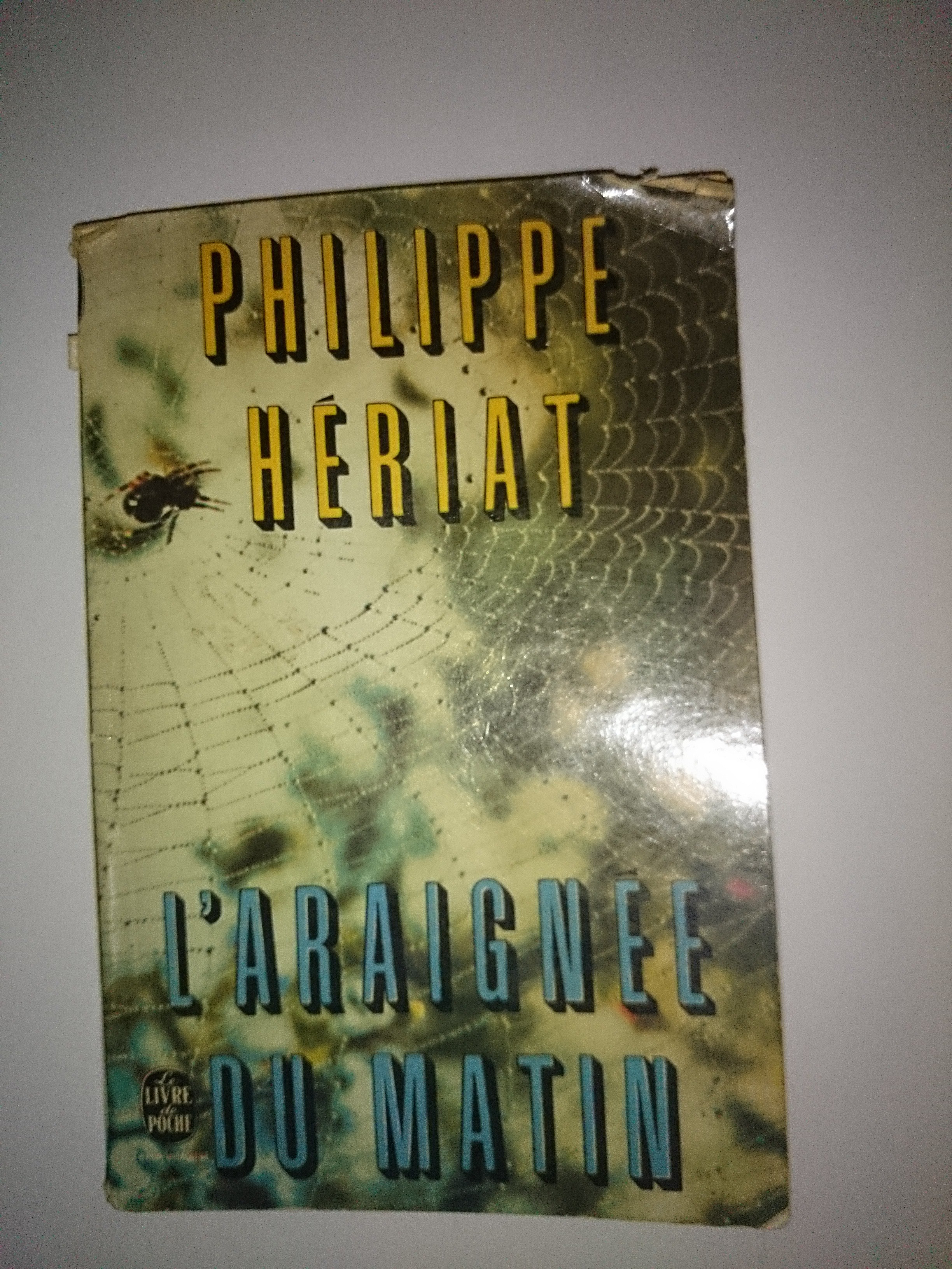 livre l'araignée du matin