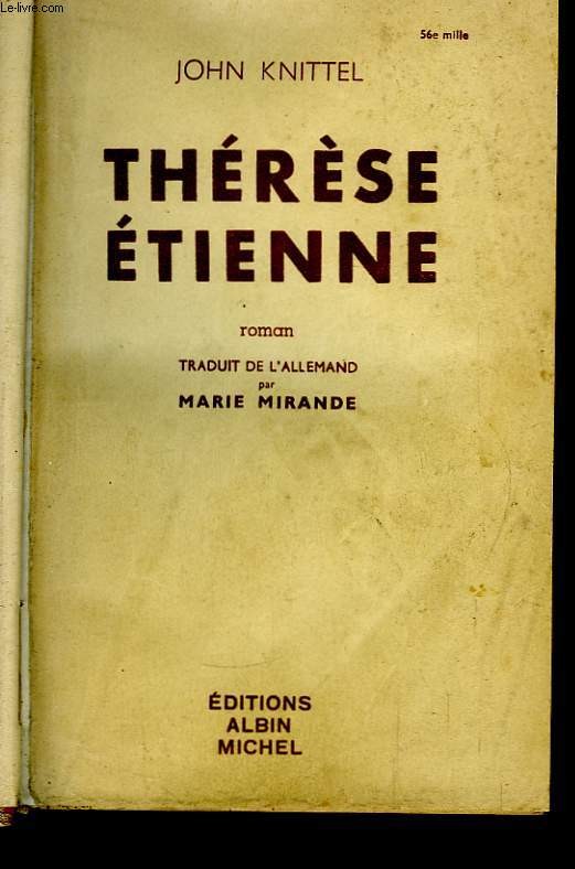 livre thérèse Etienne