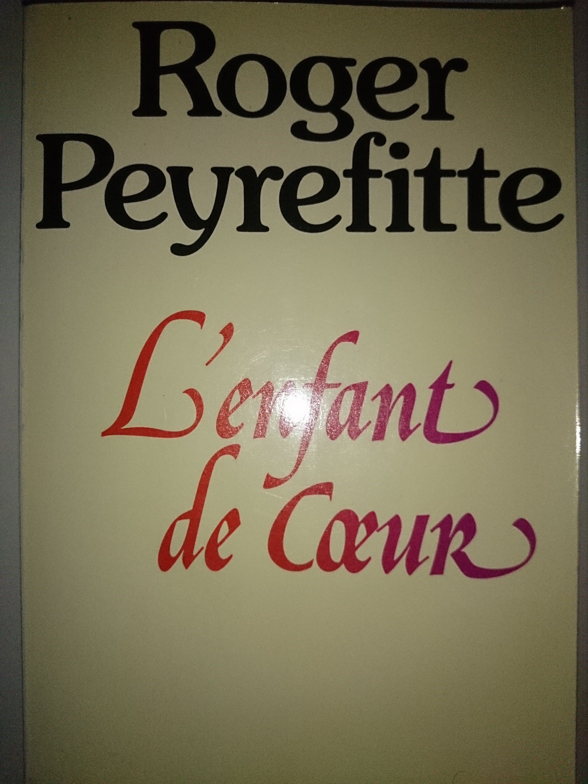 livre l'enfant de coeur
