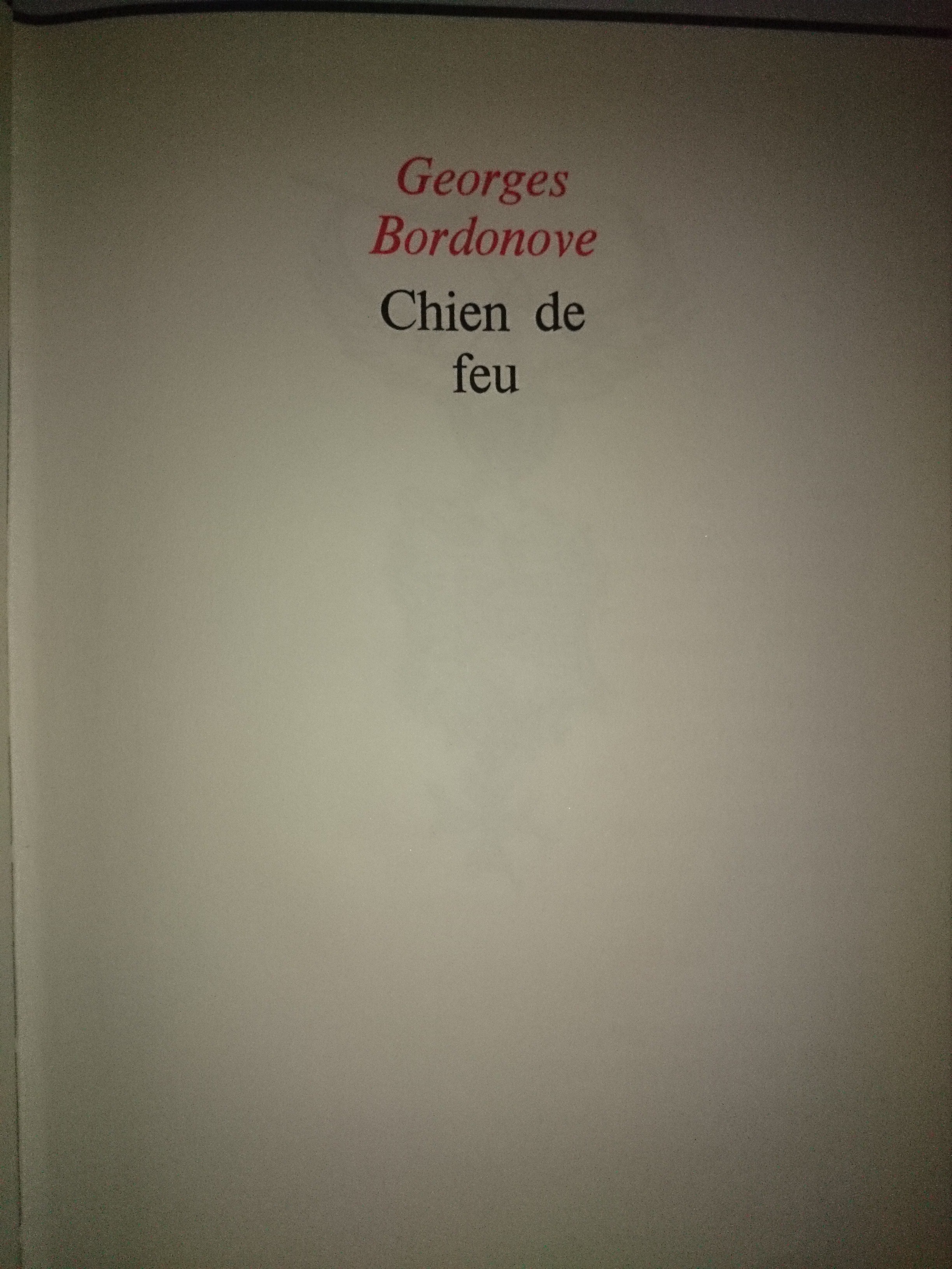 livre chien de feu