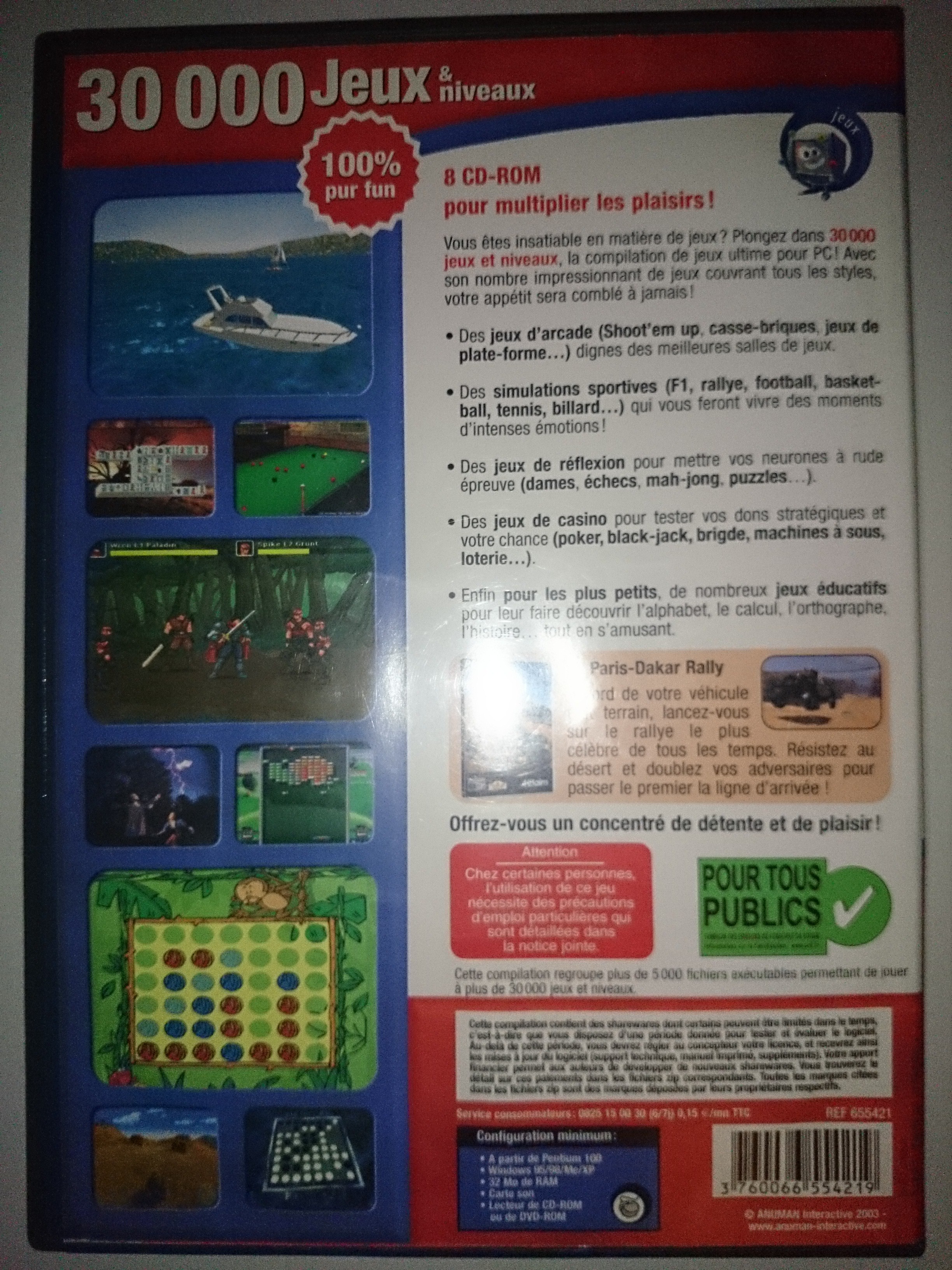 Photo 2 — 30000 jeux shareware anuman