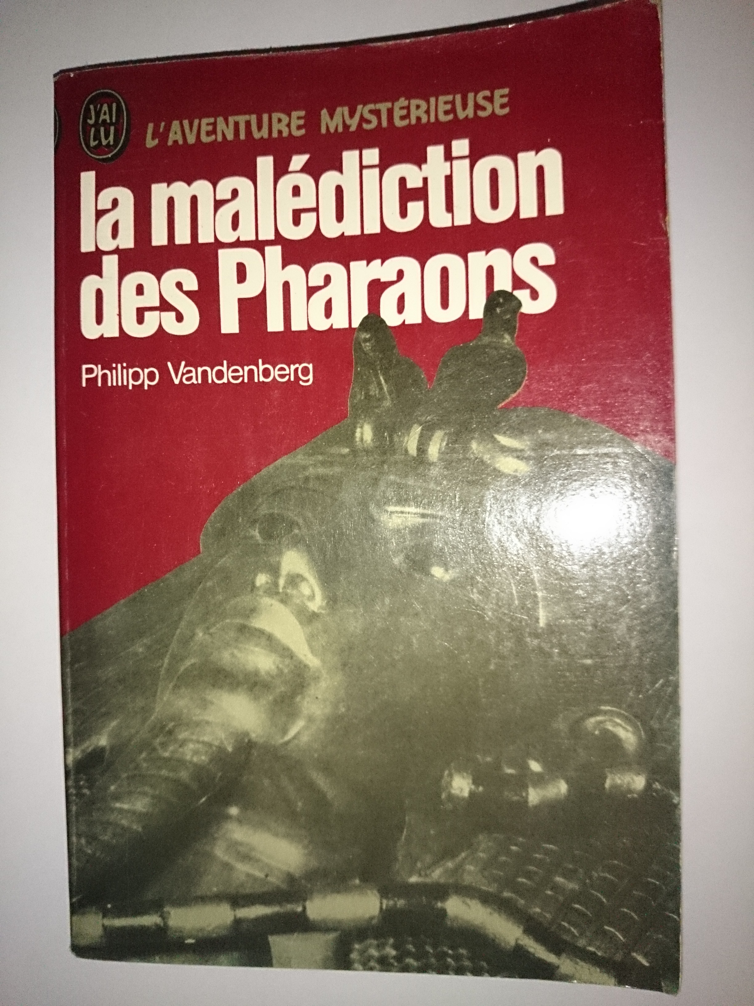 livre la malédiction des pharaons