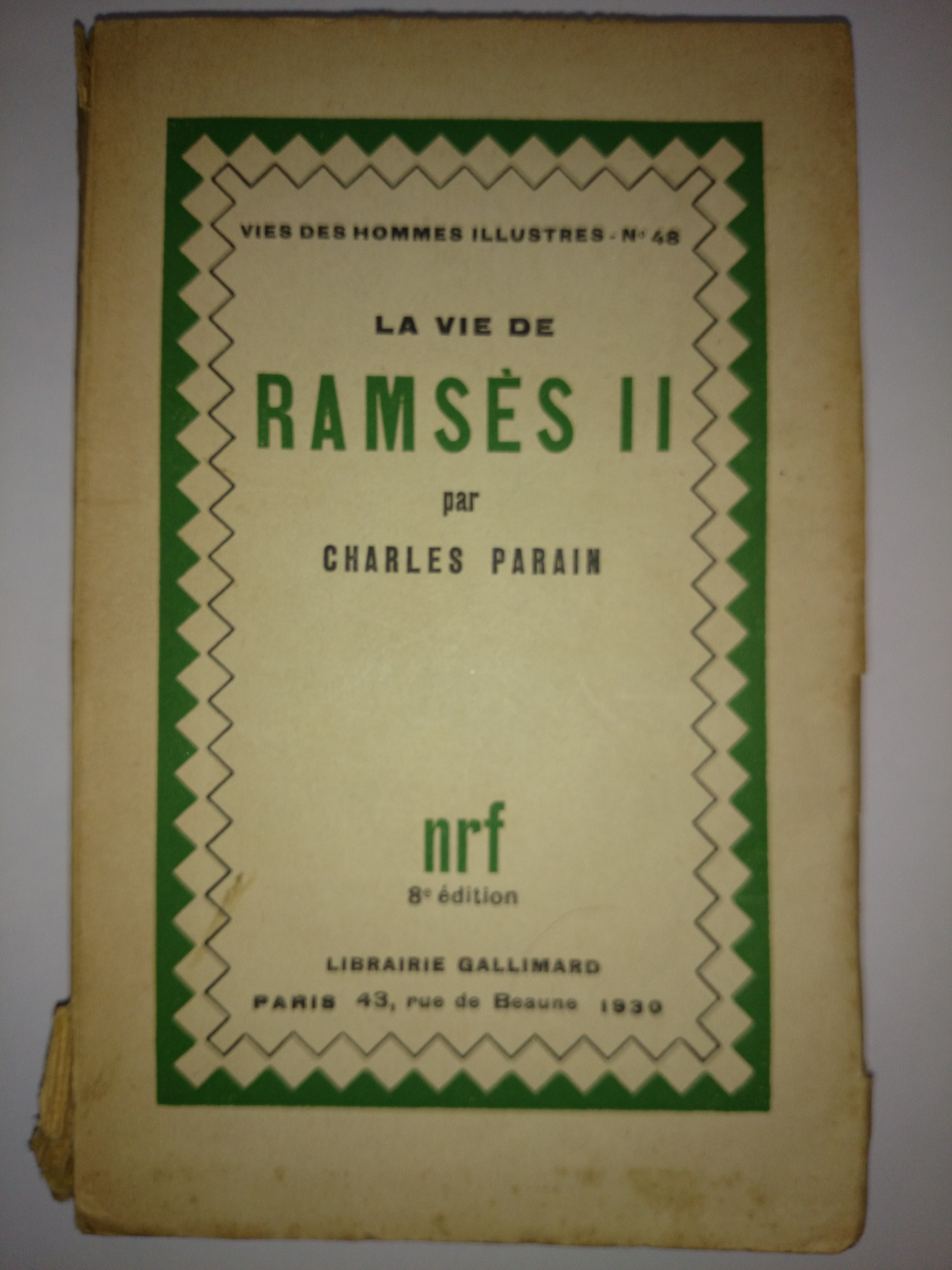 livre la vie de ramsès II